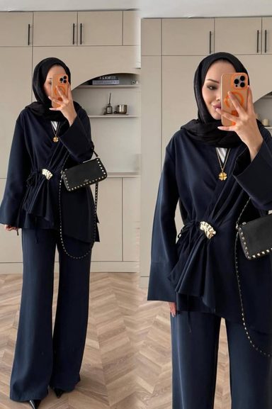 Yandan Broşlu Model Takım