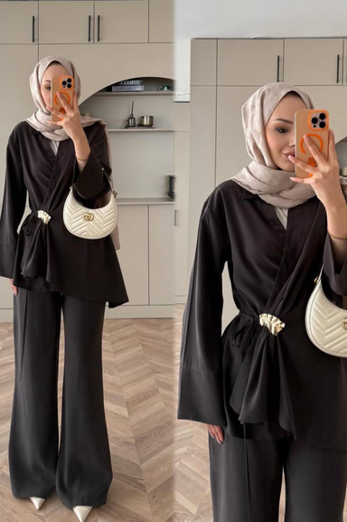 Yandan Broşlu Model Takım